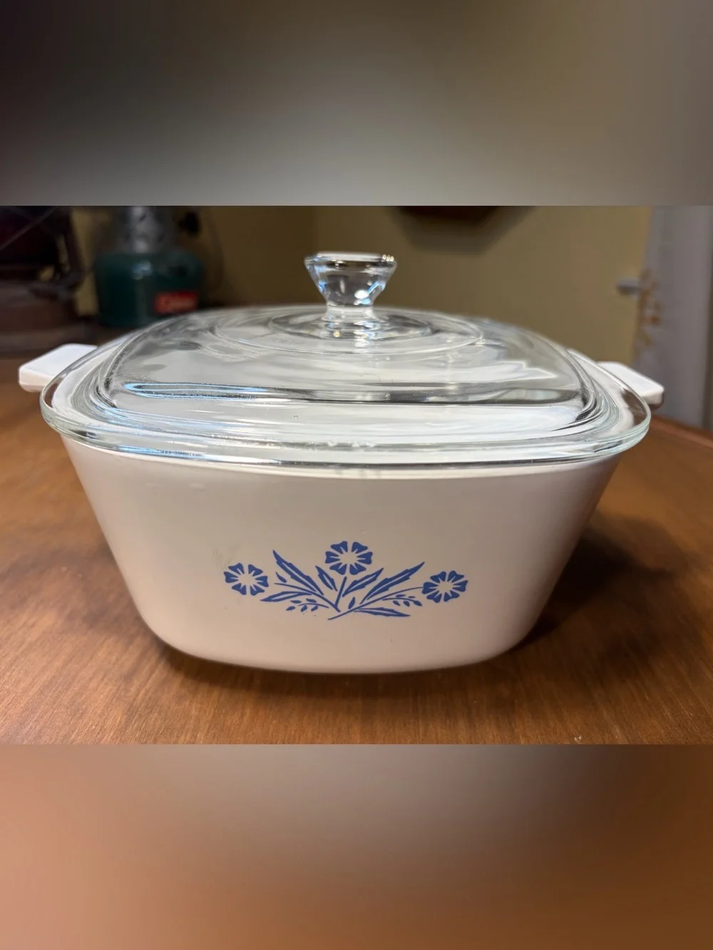 1961-1966 Corning Ware Blue Cornflower 1.75 Qt Casserole Dish P-1 3/4-B w/Lid